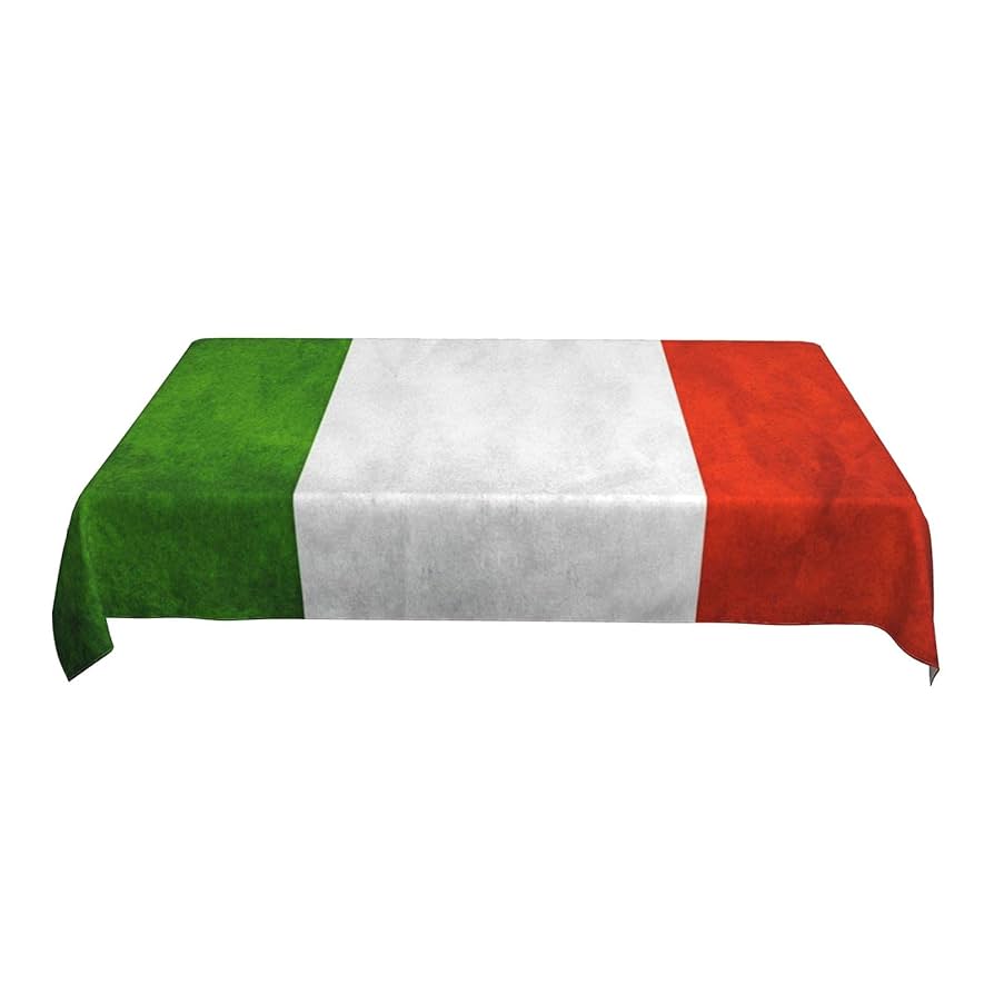 【未使用⭐️美品】イタリア製リネンテーブルクロス＆ドイリー6枚セット 正方形に近い長方形) フランス アンティーク リネン テーブル